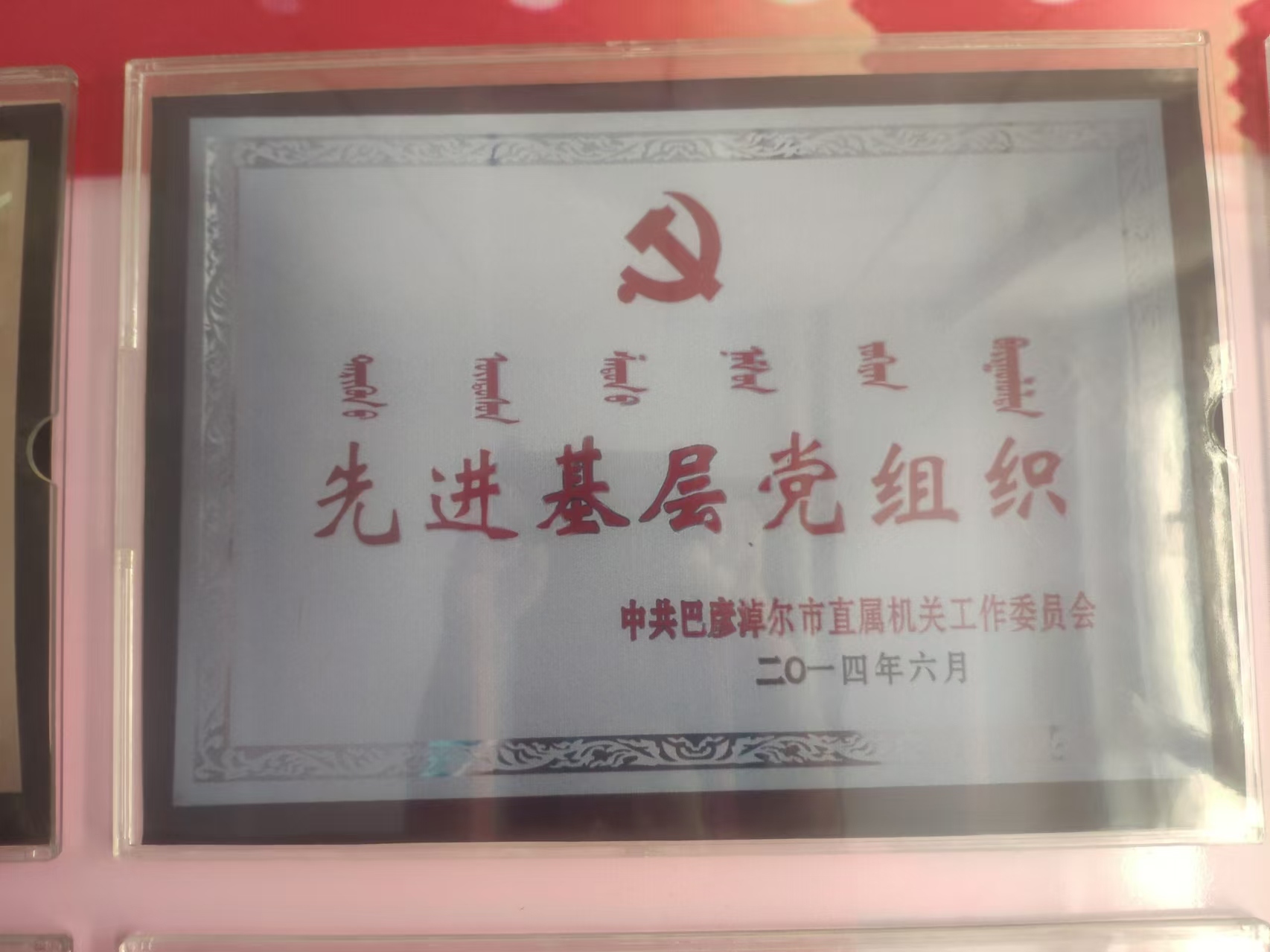 2014先进基层党组织